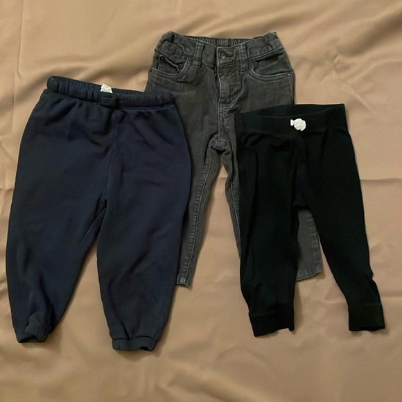 3 pairs size 18 month toddler pants - Picture 1 of 5